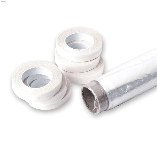 25' x 64\" x 0.6 mil Clear Insulating Shrink Film With Tape