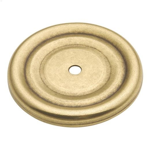 1-7\/8\" Zinc Lancaster Hand Polished Knob Backplate