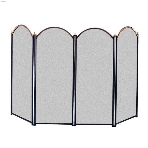 48\" x 32\" 4-Panel Fireplace Screen