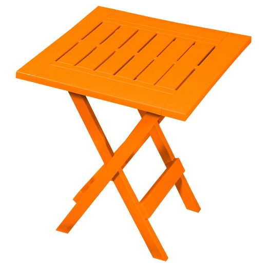 Folding Patio Side Table-Orange