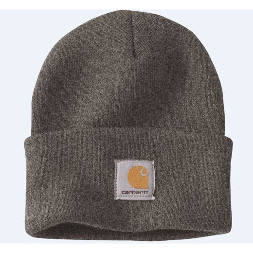 Knit Cuffed Beanie Coal Heather