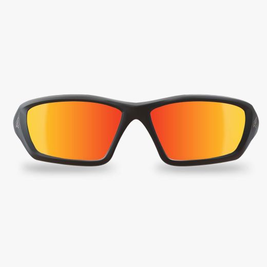 Lunettes de sécurité Robson miroir rouge, tempe noire