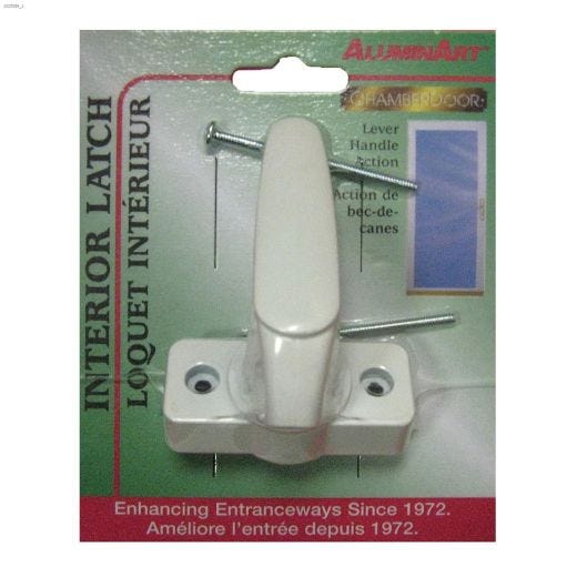 White Interior Lever Handle