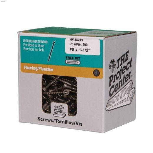 #8 x 1-1\/2\" Square Head Flooring Screws-500\/Box