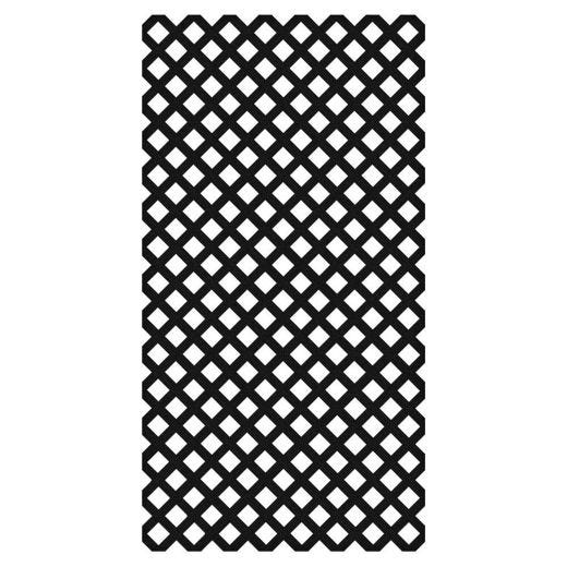 Black Plastic Lattice 4' x 8'