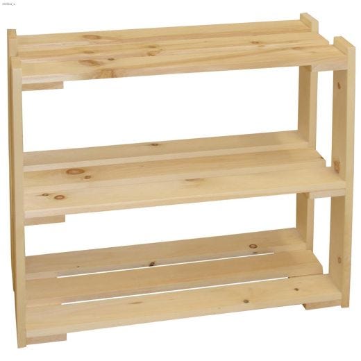 30\" Econo Pine 3-Shelf