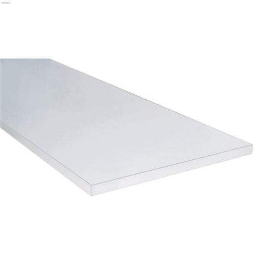 24\" x 96\" White Shelf