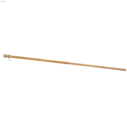 Anti-Wrap Wood Flag Pole