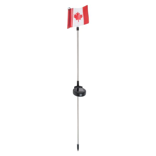 Solar Canada Flag Light