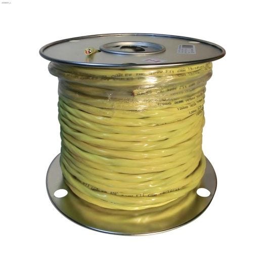 75m 12\/3 Yellow Wire