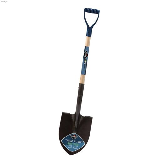 Extra Short-Handle Round-Point Shovel