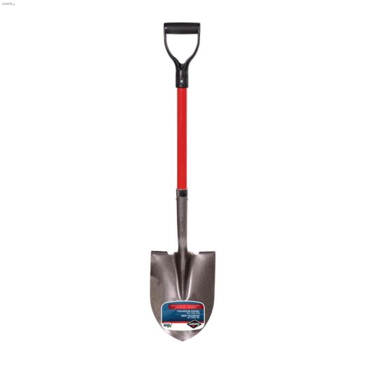 Fiberglass D-Grip Handle Round Point Shovel