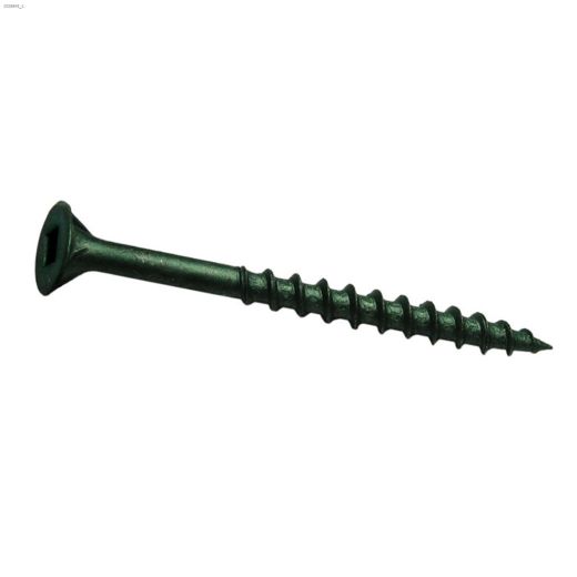 1-1\/2\" Brown Flat Head Square Drive Deck Screws-100\/Pack