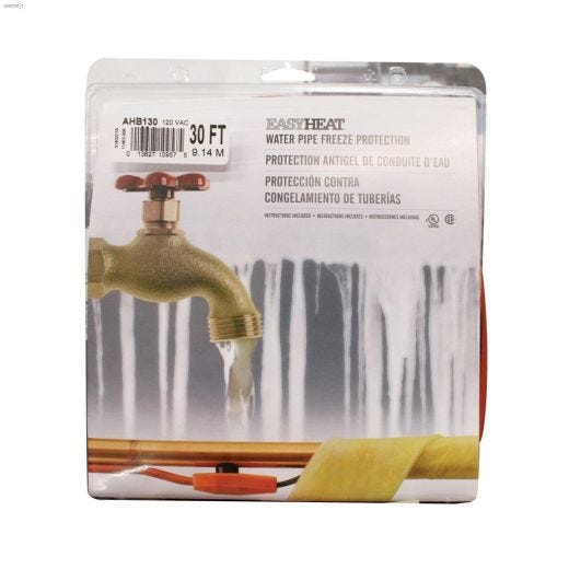 EasyHeat\u2122 30' AHB Electric Pipe Freeze Protection Cable