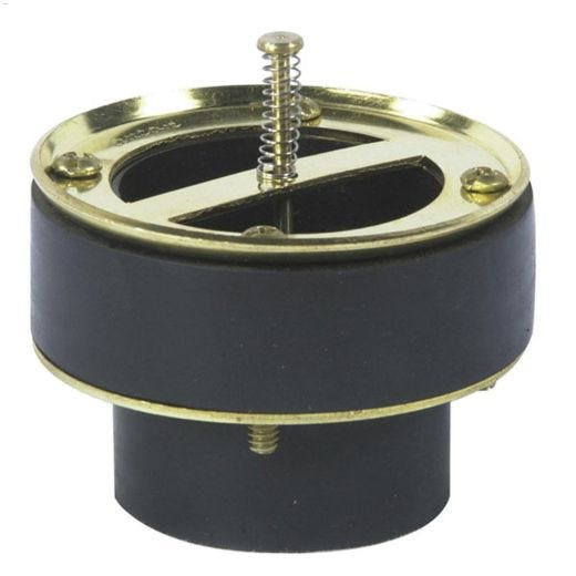 4\" Brass Backwater Valve