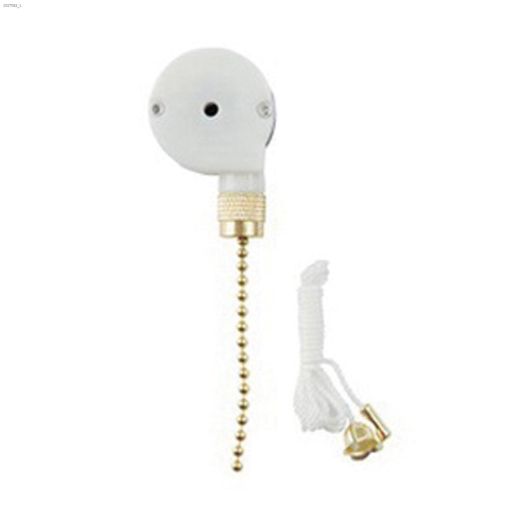 125\/250VAC SP Brass SP3T Variable Speed Pull-Chain Switch