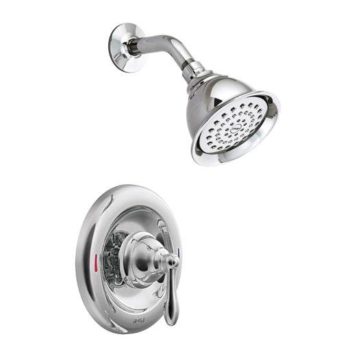 1-Handle Chrome Lever Caldwell Posi-Temp Shower