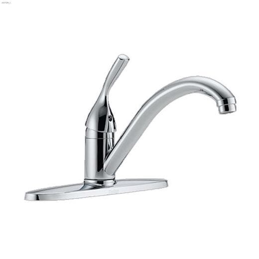 1-Handle Chrome Classic Kitchen Faucet