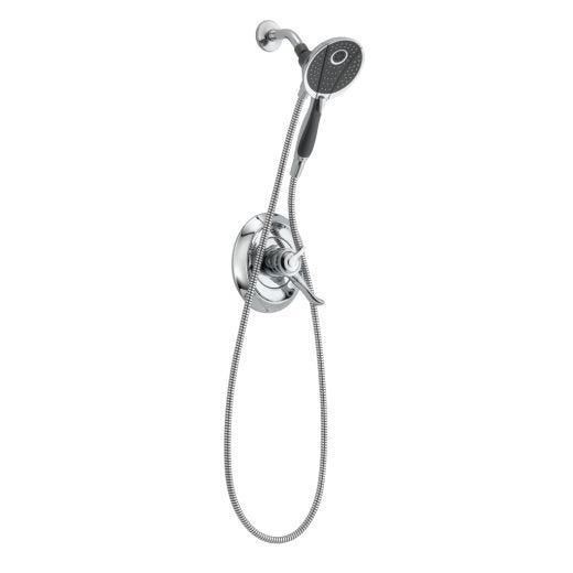 1-Handle Chrome Carlisle Shower With In2ition