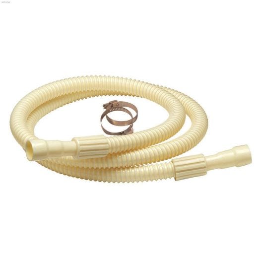 72\" Corrugated Plastic Dishwasher Drain Hose