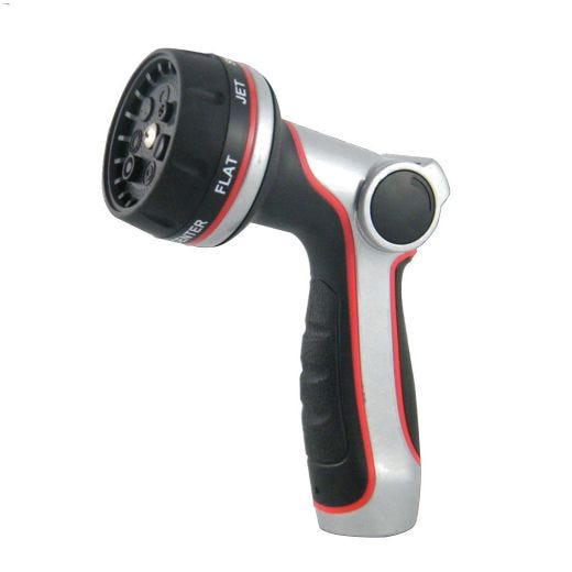 7 Pattern Thumb Control Heavy Duty Spray Nozzle