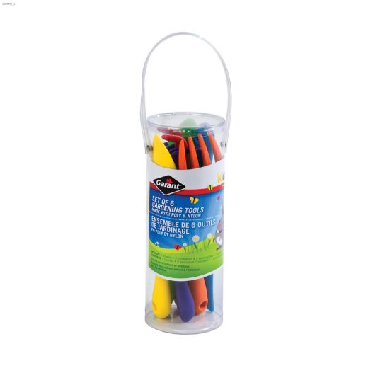 3-1\/4\" x 3-1\/4\" x 9\" Poly & Nylon Kid's Hand Tools Kit