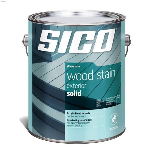 4 L Stain Water-Based Solid Exterior Wood