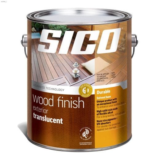 4 L Semi-gloss Solvent-Based Exterior Wood Finish