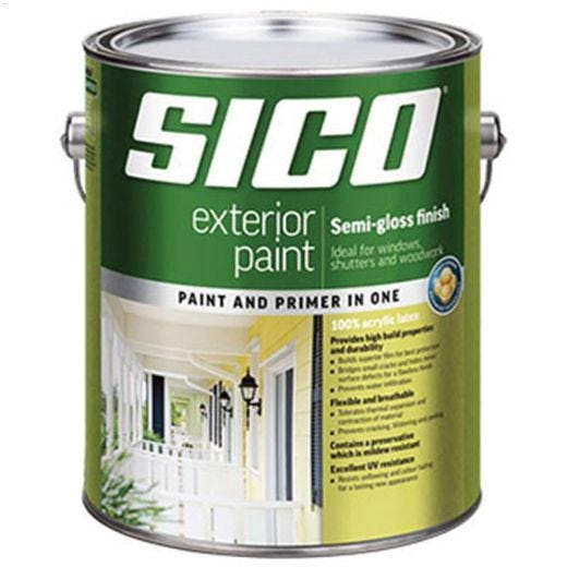 1 L Semi-Gloss Exterior Latex Paint