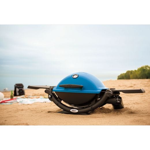 Q 1200 Weber Blue Portable Gas Grill