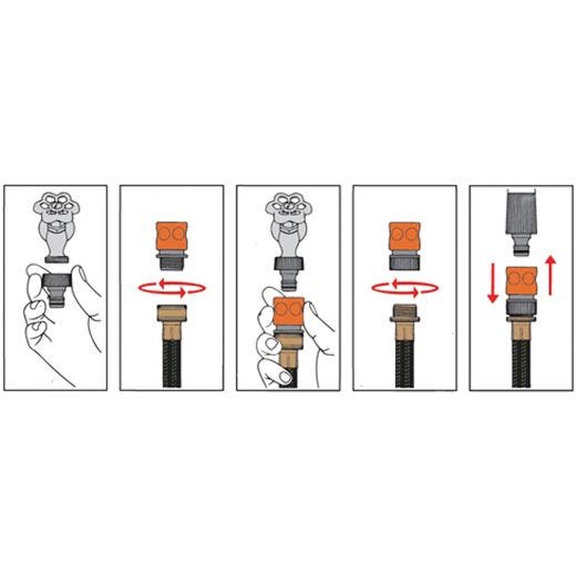 Gardena Basic Hose Coupling Set