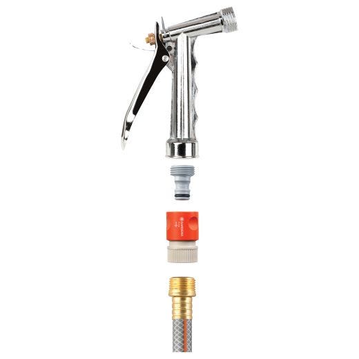Gardena Classic Hose Connector with Waterstop