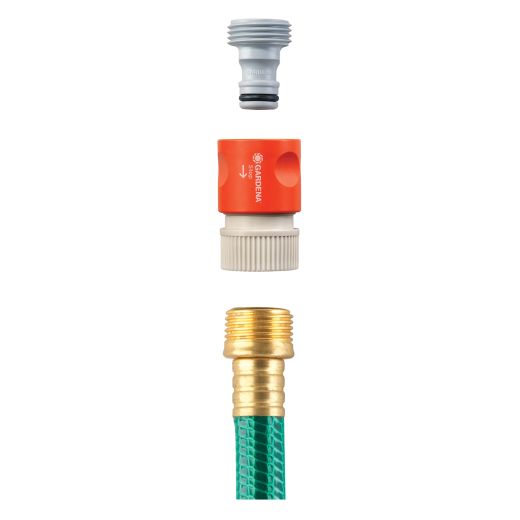 Gardena Classic Hose Connector with Waterstop