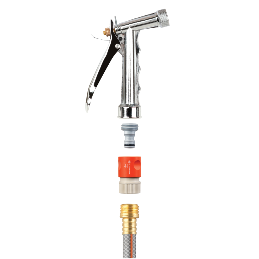 Gardena Classic Hose Connector with Waterstop