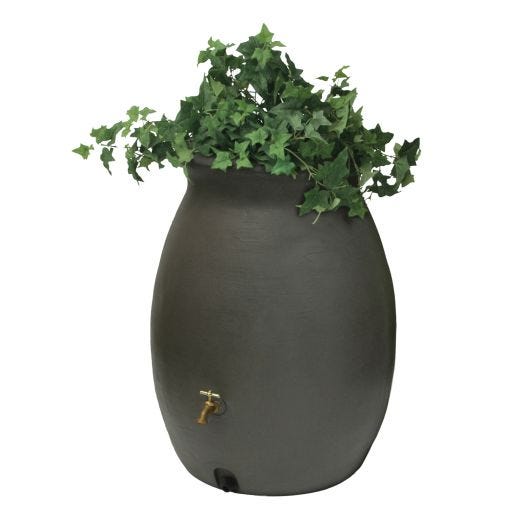 Castilla Brownstone Rain Barrel