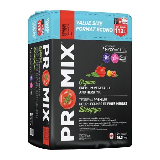 Pro-Mix Organic Vegetable & Herb Soil 112 L