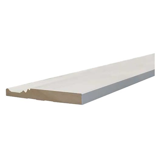 7/8" x 7-3/8" x 16' Primed MDF Baseboard