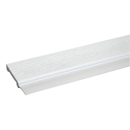 9' x 3" White PVC Garage Door Set