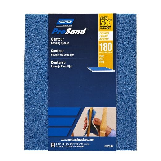 Prosand Contour Sanding Sponge 180grit-2/Pack