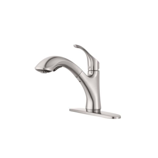 Corvo Single Handle Stainless Steel Kitchen Faucet