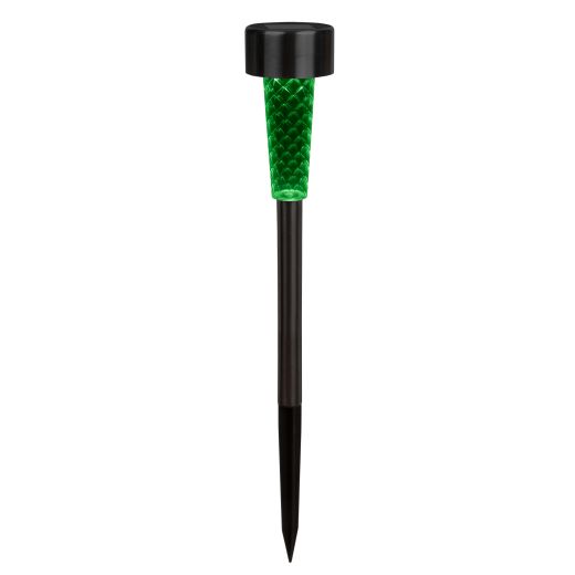 Solar Stake Light With Plastic Lens 3 Pack