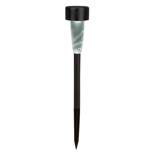 Solar Stake Light With Plastic Lens 3 Pack