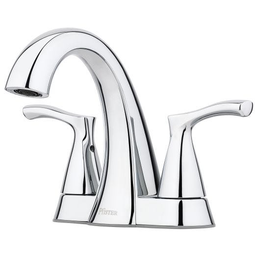 Masey 4" Centre 2 Handle Chrome Lavatory Faucet