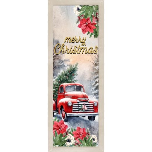 16 x 40 Framed Christmas Print