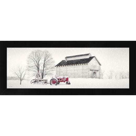 16 x 40 Framed Christmas Print