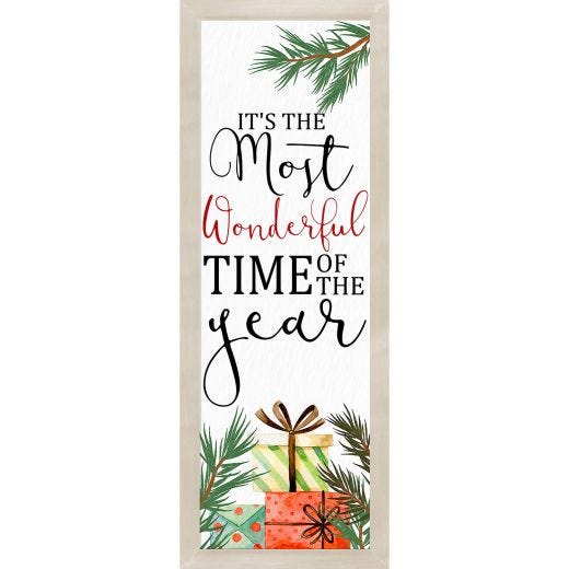 16 x 40 Framed Christmas Print