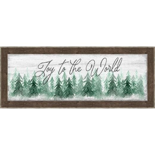 16 x 40 Framed Christmas Print