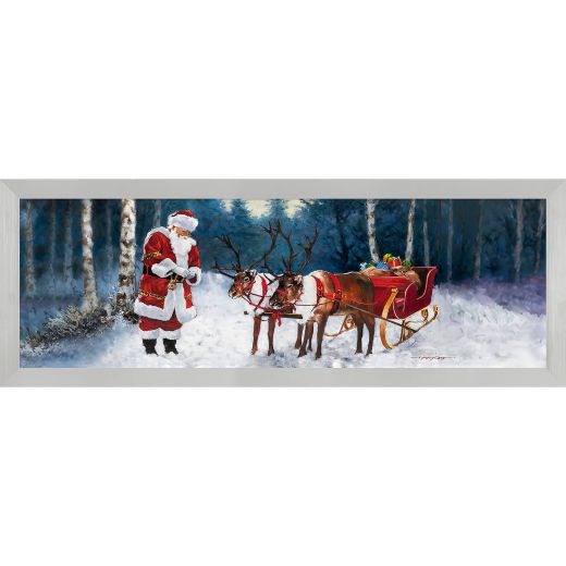 16 x 40 Framed Christmas Print