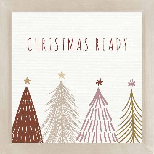 20 x 20 Framed Christmas Print
