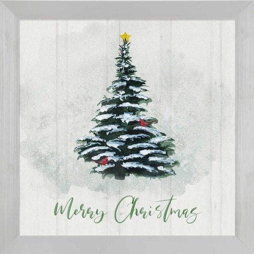 20 x 20 Framed Christmas Print